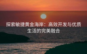 探索敏捷黄金海岸：高效开发与优质生活的完美融合
