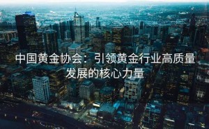 中国黄金协会：引领黄金行业高质量发展的核心力量