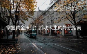 掌握黄金法则：成功人生的导航指南