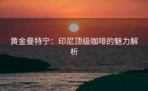 黄金曼特宁：印尼顶级咖啡的魅力解析