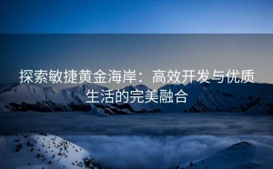 探索敏捷黄金海岸：高效开发与优质生活的完美融合