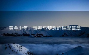 黄金少年：青春与梦想的璀璨篇章