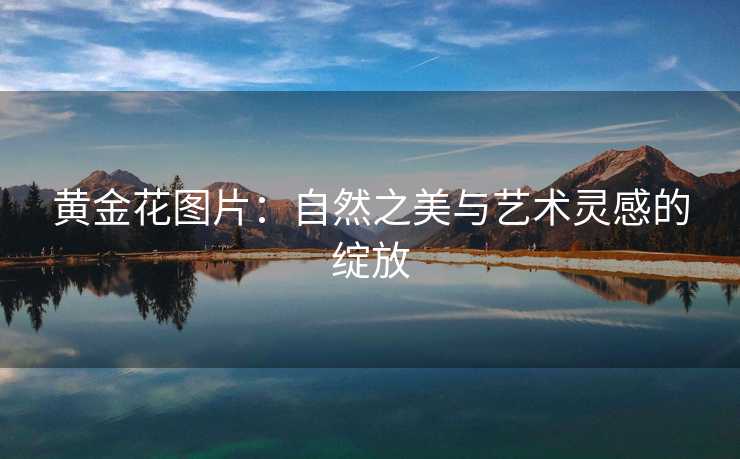 黄金花图片：自然之美与艺术灵感的绽放