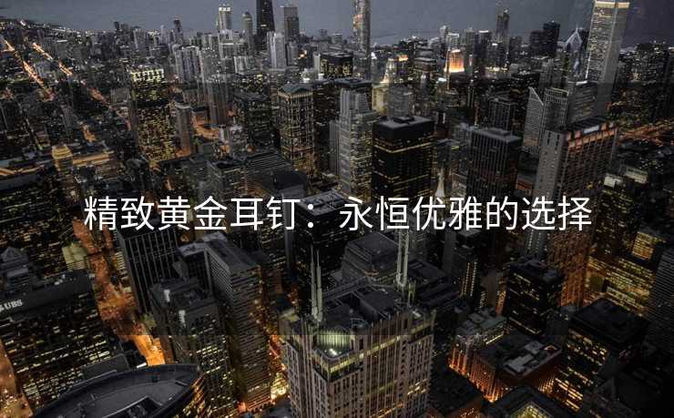 精致黄金耳钉：永恒优雅的选择