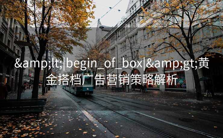 &lt;|begin_of_box|&gt;黄金搭档广告营销策略解析