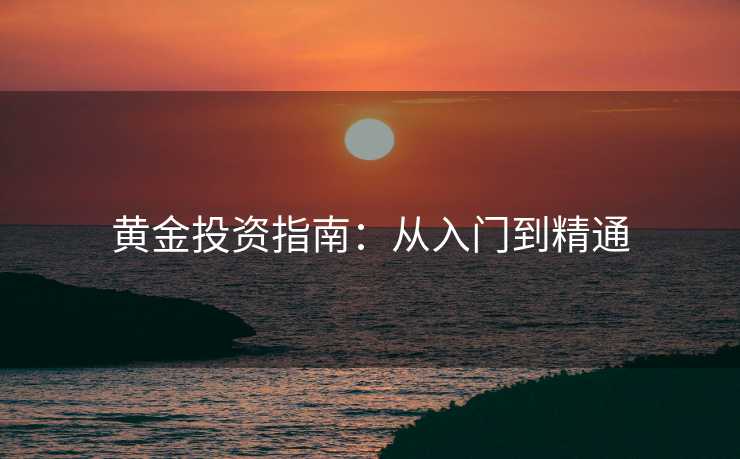 黄金投资指南：从入门到精通