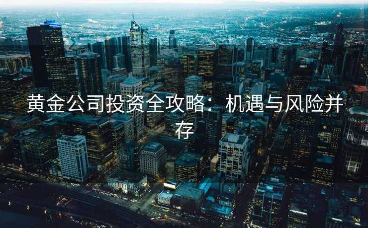 黄金公司投资全攻略：机遇与风险并存