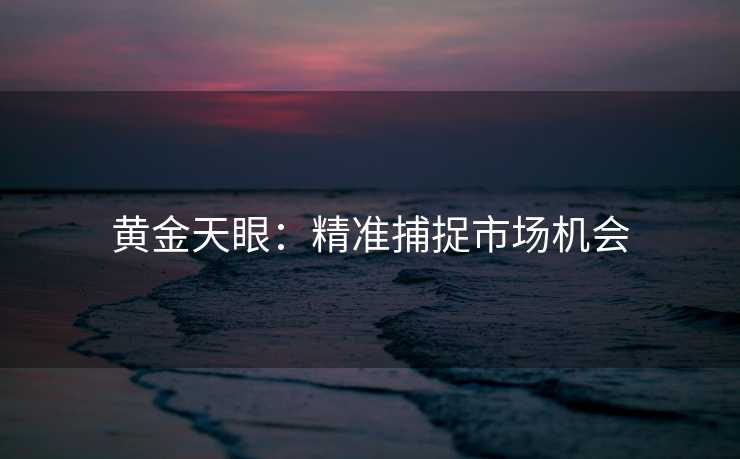 黄金天眼：精准捕捉市场机会