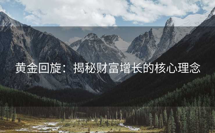 黄金回旋：揭秘财富增长的核心理念