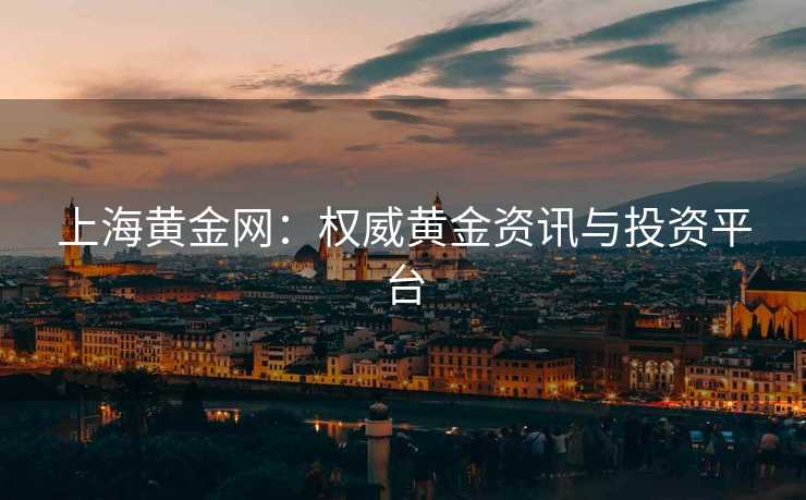 上海黄金网：权威黄金资讯与投资平台