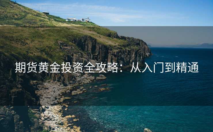 期货黄金投资全攻略：从入门到精通