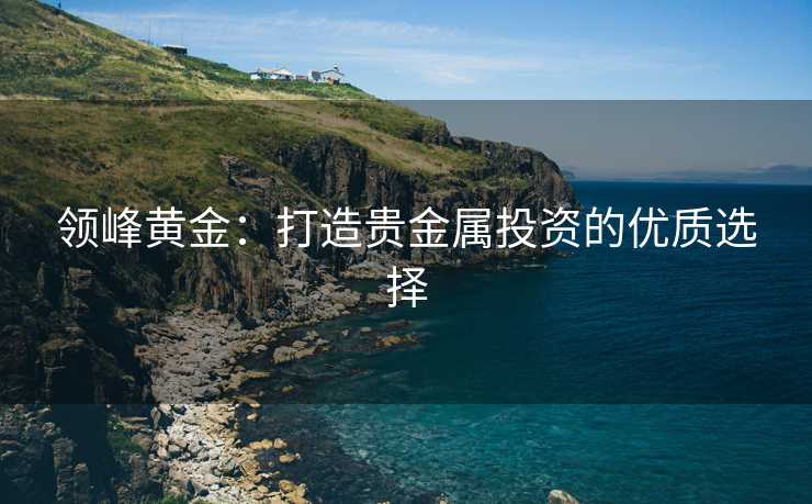 领峰黄金：打造贵金属投资的优质选择