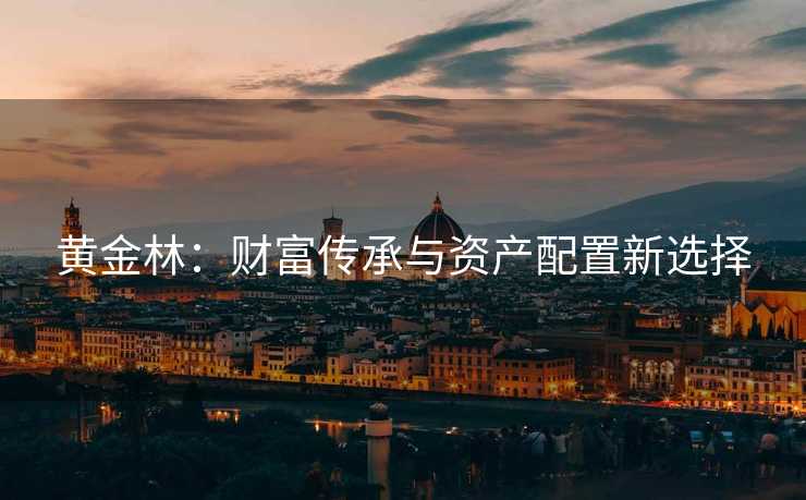 黄金林：财富传承与资产配置新选择