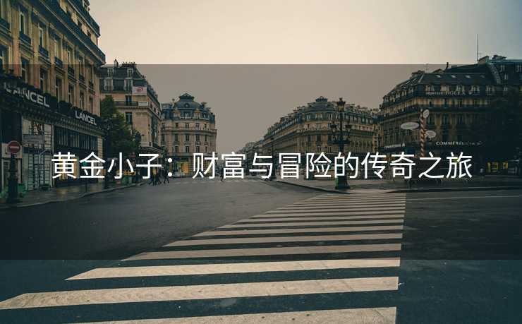 黄金小子：财富与冒险的传奇之旅
