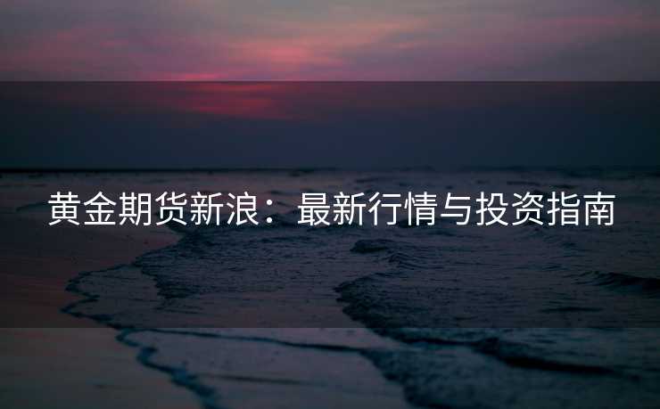 黄金期货新浪：最新行情与投资指南