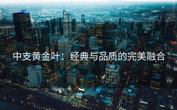 中支黄金叶：经典与品质的完美融合