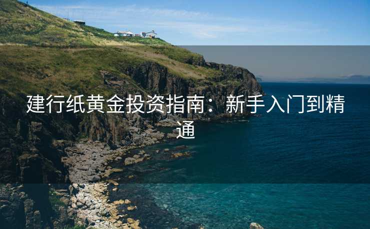 建行纸黄金投资指南：新手入门到精通
