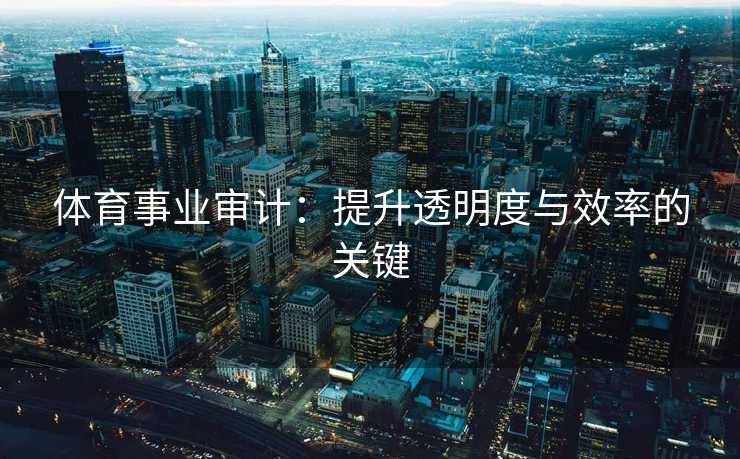 体育事业审计：提升透明度与效率的关键