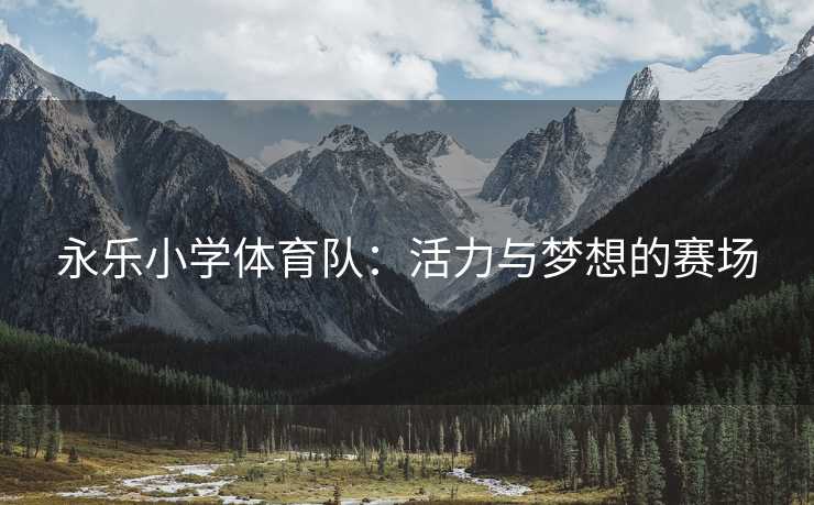 永乐小学体育队：活力与梦想的赛场