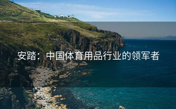 安踏：中国体育用品行业的领军者