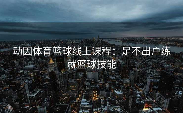 动因体育篮球线上课程：足不出户练就篮球技能