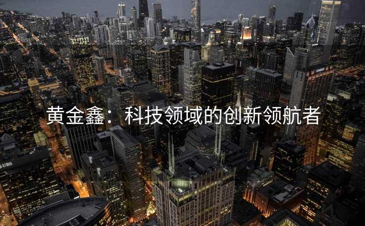 黄金鑫：科技领域的创新领航者