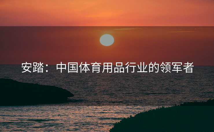 安踏：中国体育用品行业的领军者