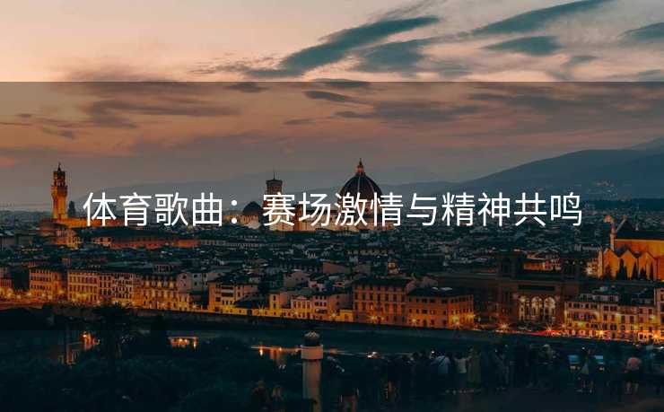 体育歌曲：赛场激情与精神共鸣