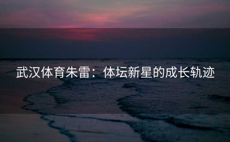 武汉体育朱雷：体坛新星的成长轨迹