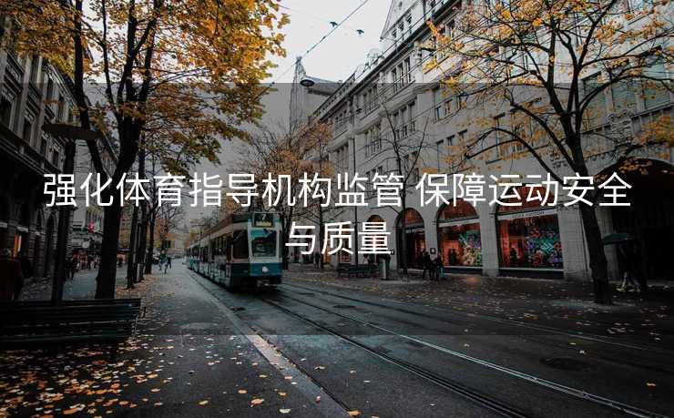 强化体育指导机构监管 保障运动安全与质量