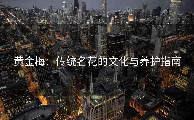黄金梅：传统名花的文化与养护指南