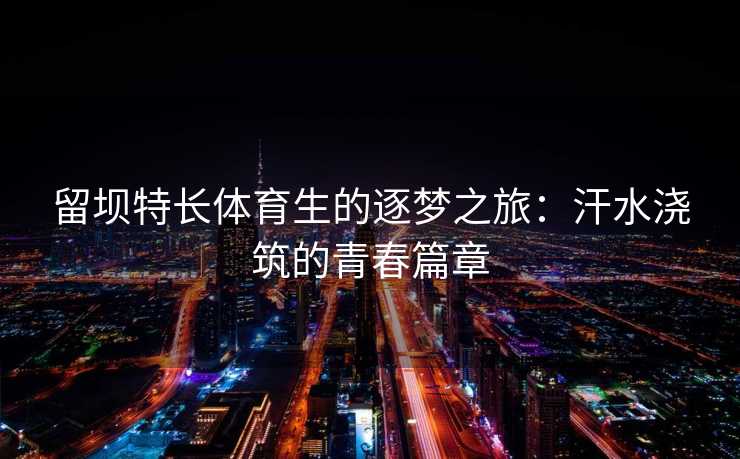 留坝特长体育生的逐梦之旅：汗水浇筑的青春篇章