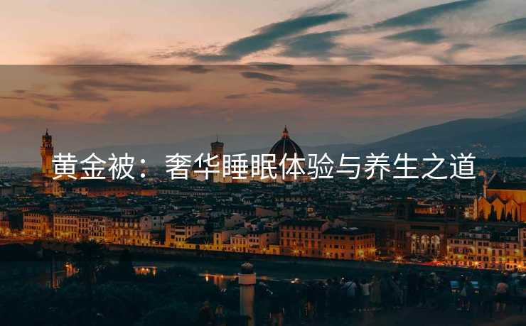 黄金被：奢华睡眠体验与养生之道