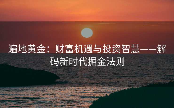 遍地黄金：财富机遇与投资智慧——解码新时代掘金法则