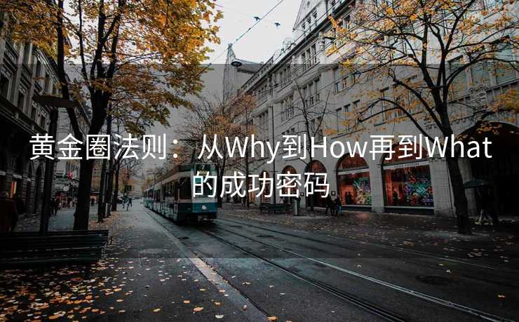 黄金圈法则：从Why到How再到What的成功密码
