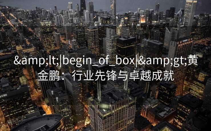 <|begin_of_box|>黄金鹏：行业先锋与卓越成就