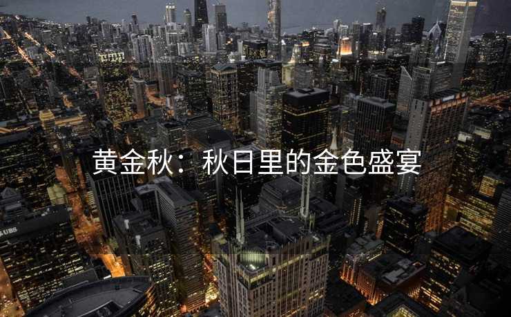 黄金秋：秋日里的金色盛宴