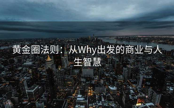 黄金圈法则：从Why出发的商业与人生智慧