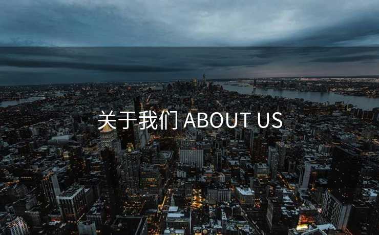 关于我们 ABOUT US 关于我们 ABOUT US